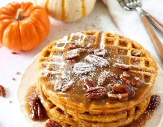 Pumpkin Pecan Waffle