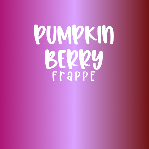 Pumpkin Berry Frappe