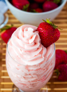 Strawberry Buttercream Whip*